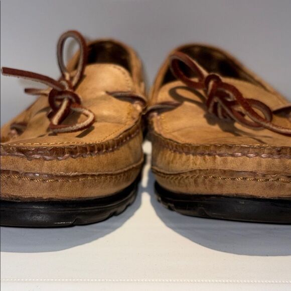 Brown Suede Moccasin Loafers with Slip-On Design - Picture 6 of 12